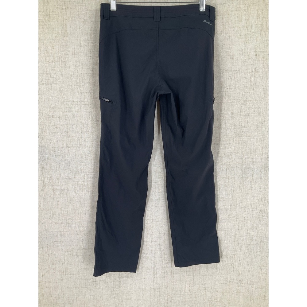 Eddie‎ Bauer First Ascent Womens Sz 6 Black Hiking Cargo Pants Outdoor Trail - Picture 2 of 14